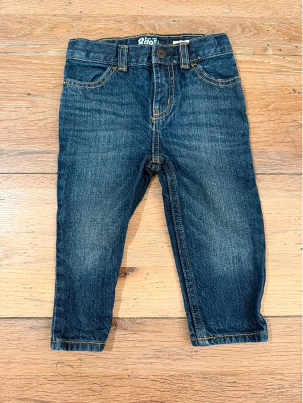 OshKosh B'gosh Baby Boys Straight Leg Blue Jeans Dark Wash 9-12 Months